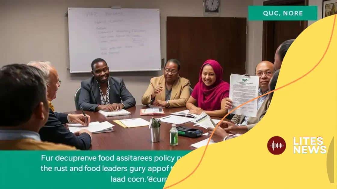Recent changes in food assistance policies