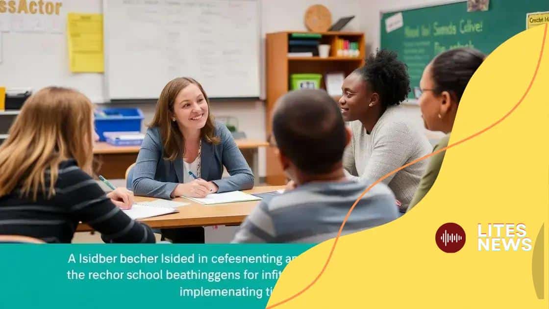 Strategies for implementing resources in schools